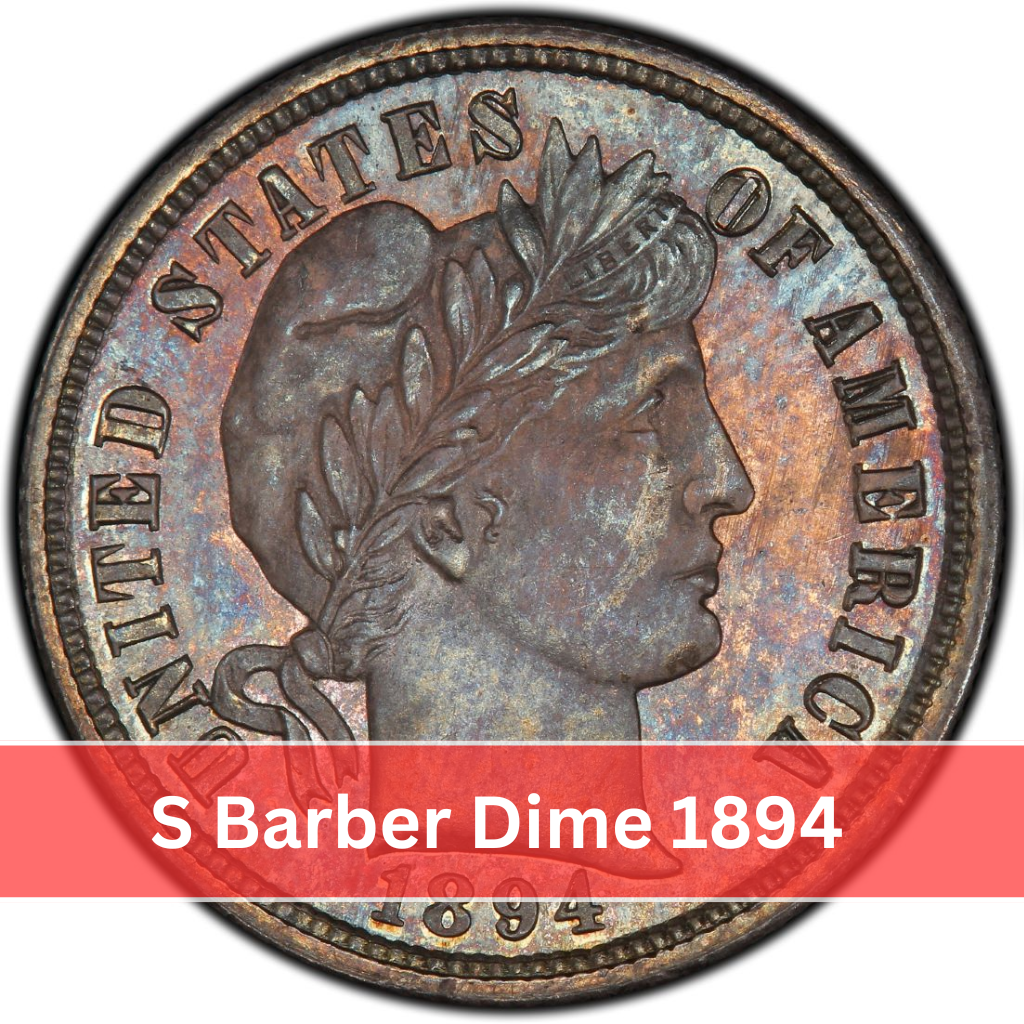 S Barber Dime 1894