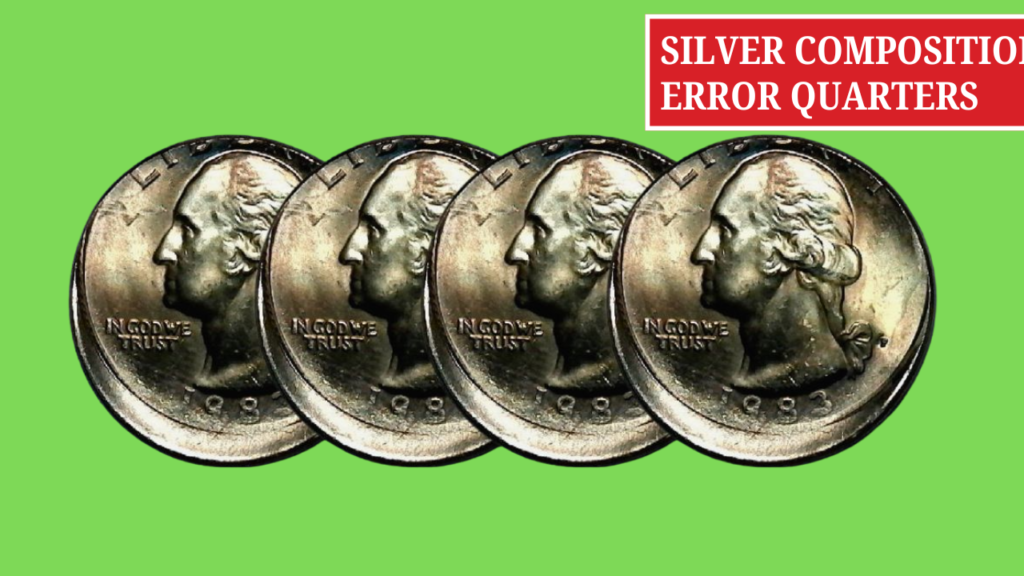 Silver Composition Error Quarters